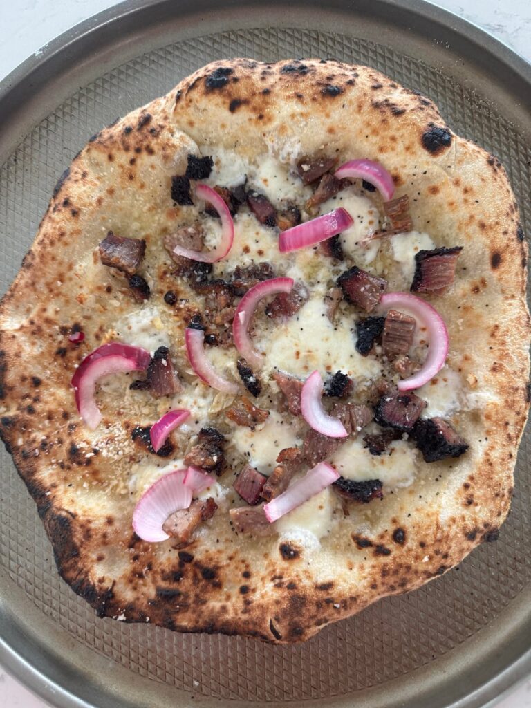 Brisket pizza
