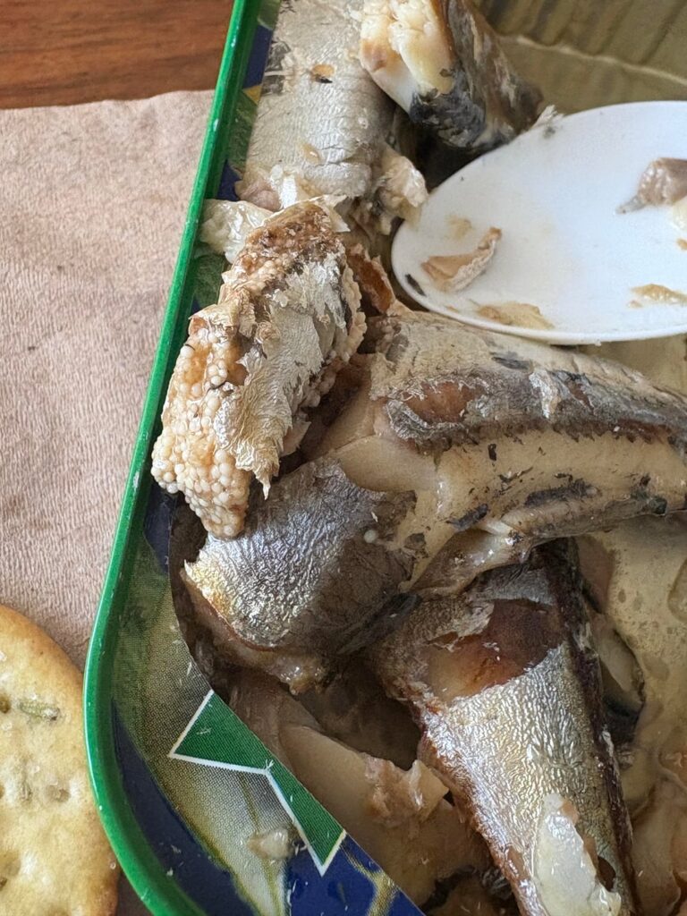 Is this normal ? Both cans were full of these roe