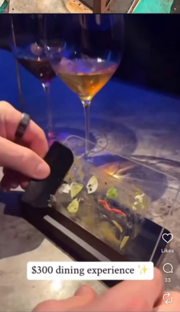 $300 for the experience of still being hungry