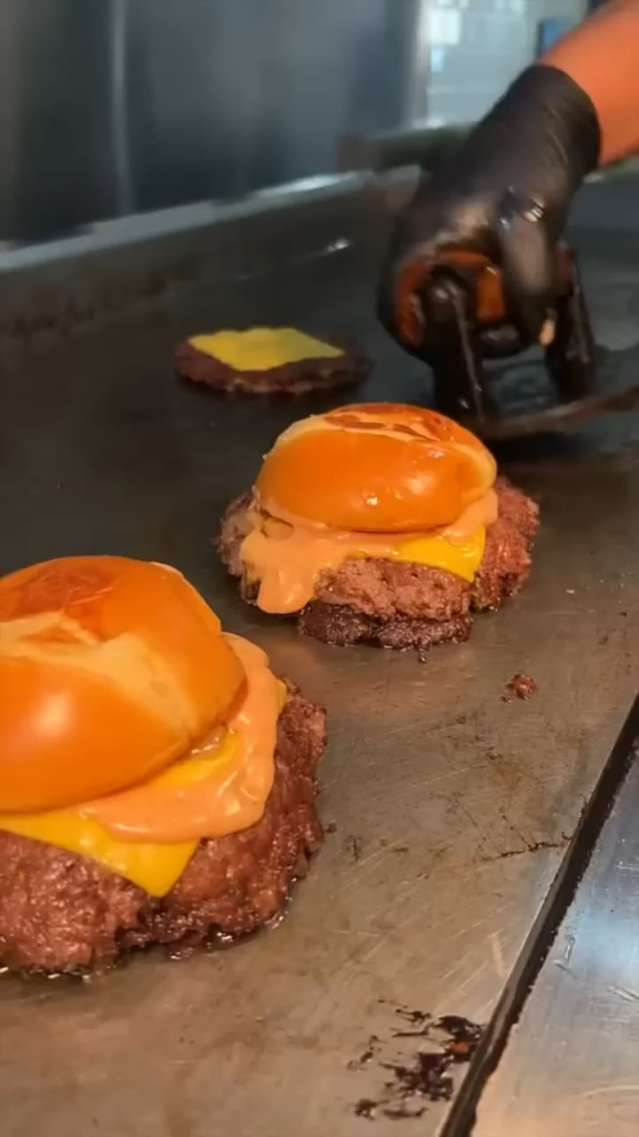 Smashed smashed burger