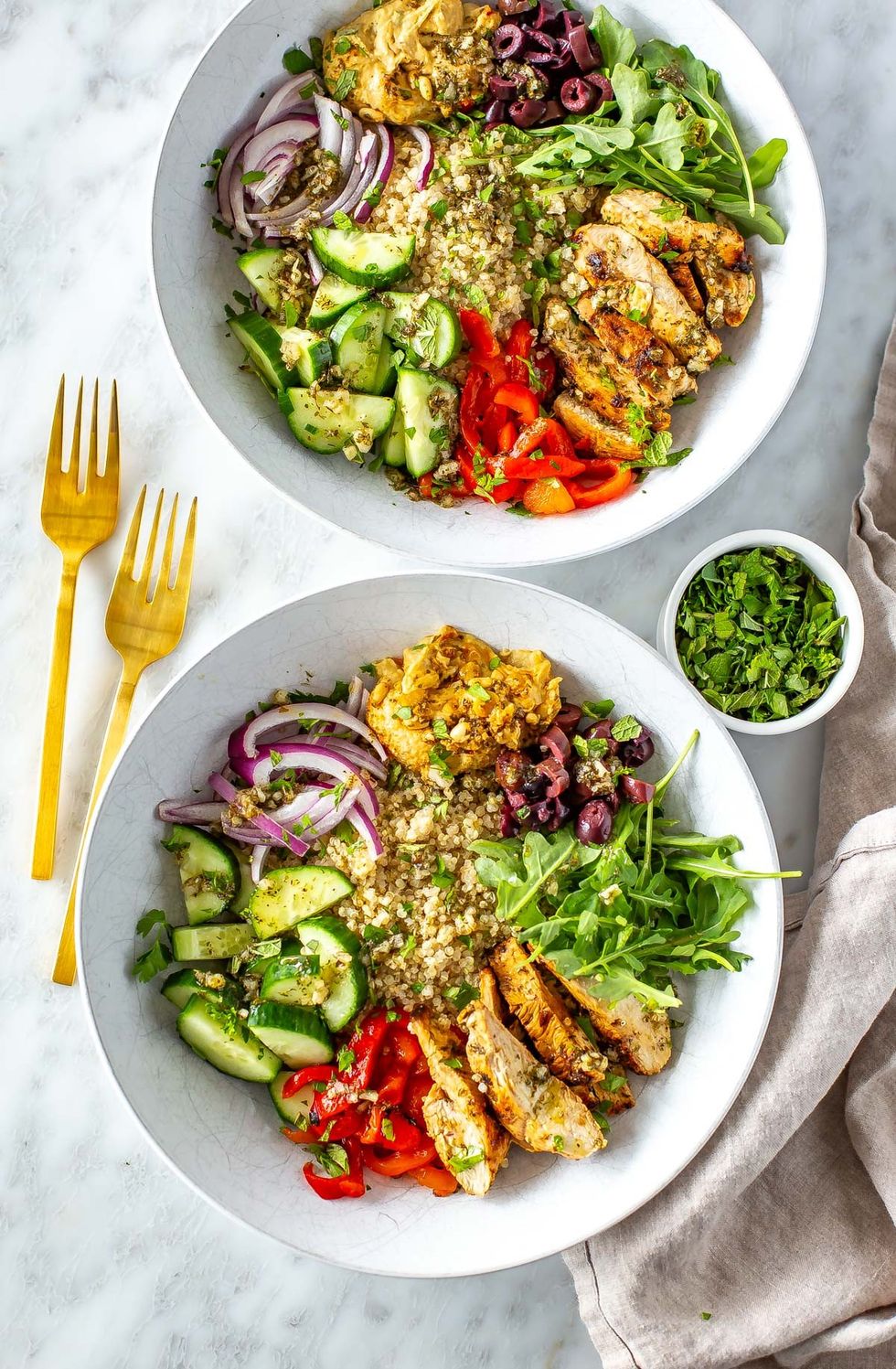 Easy Mediterranean Bowls