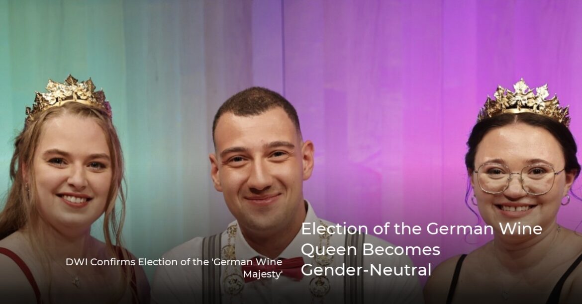 Election of the German Wine Queen Becomes Gender-Neutral
