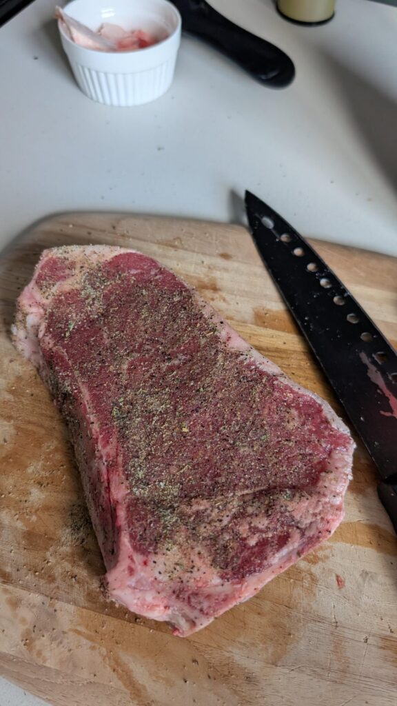 First time reverse searing steak in pellet grill smoker First time reverse searing steak in pellet grill smoker