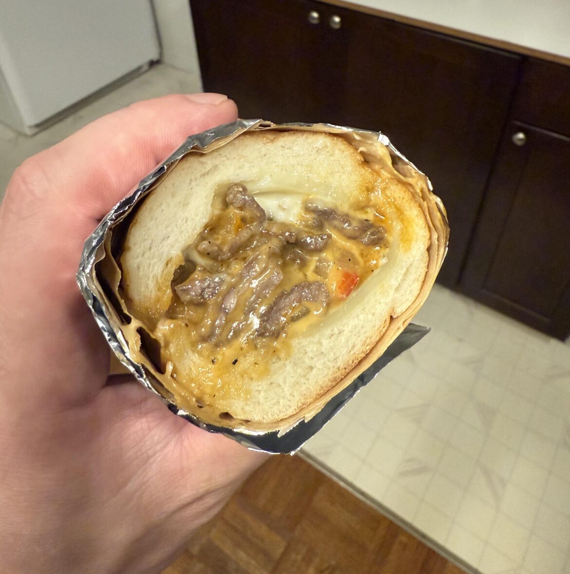 Cheesesteak from last night, passed out before I could post it