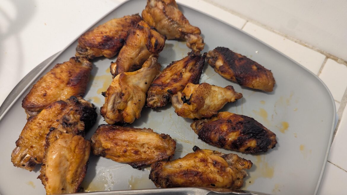 Wife made Honey Sriracha wings