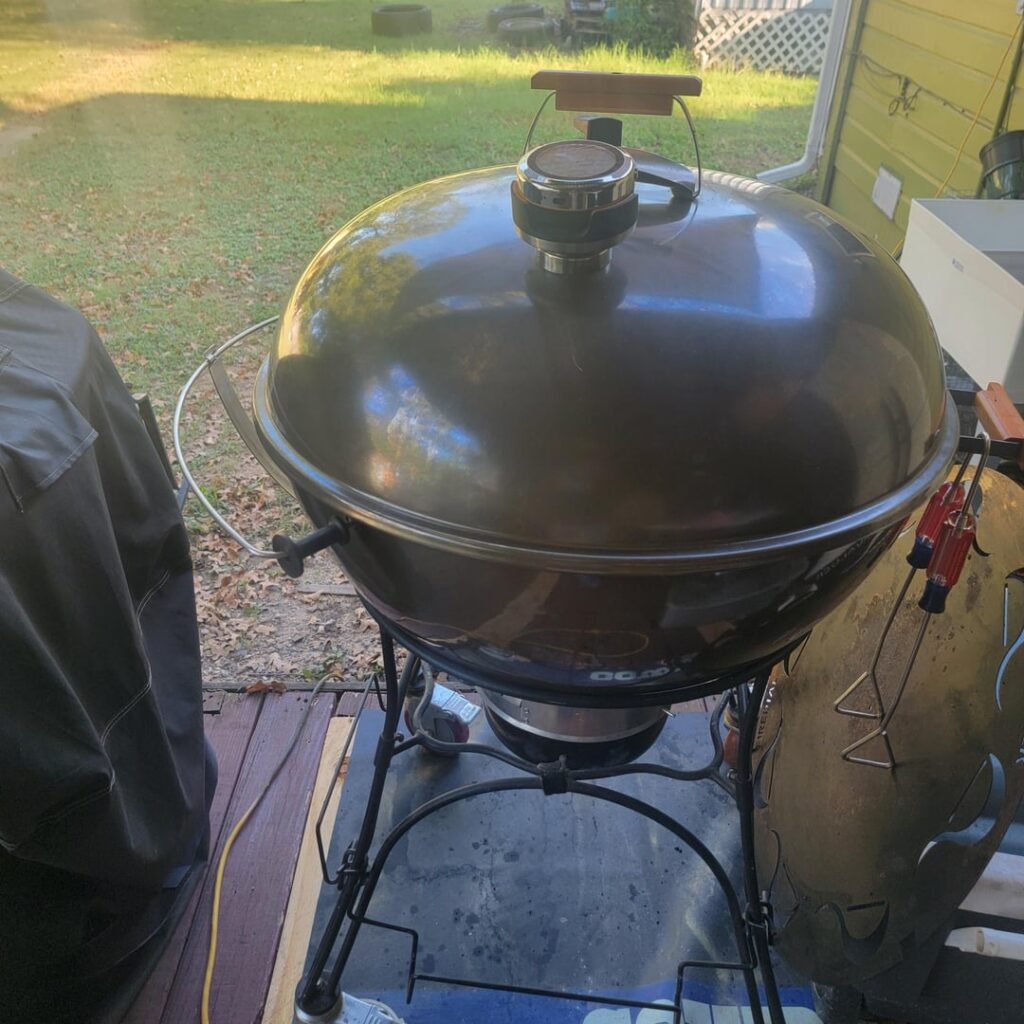 Pork shoulder going on the 26 today