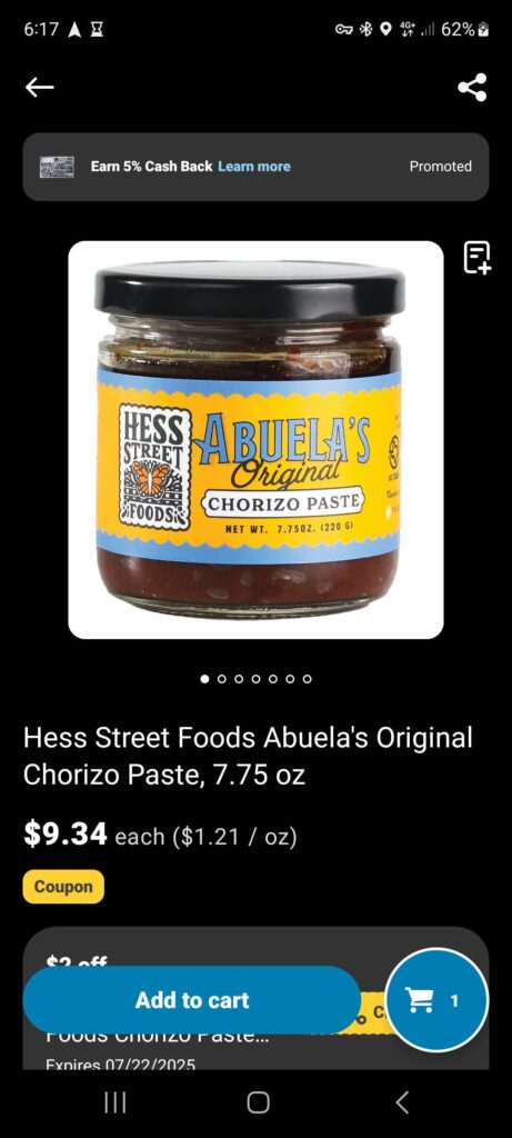 Chorizo Paste