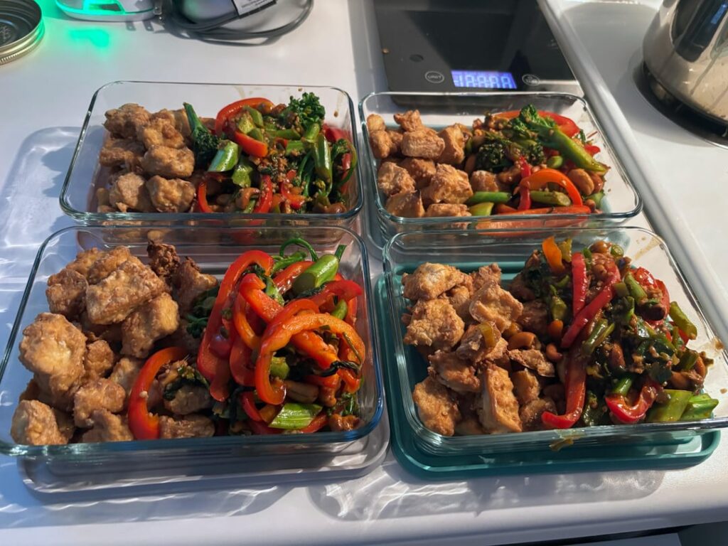 Thai basil stir fry!