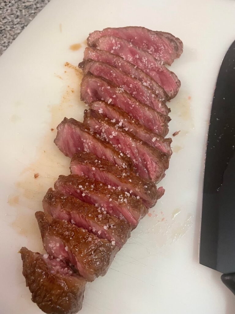 A5 Wagyu strip to celebrate new career!