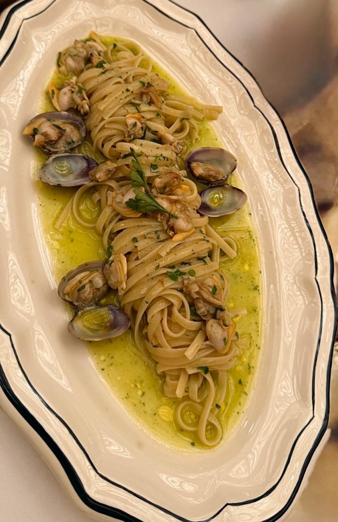 Seafood Linguine.