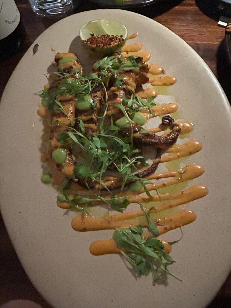 La Lunita dinner Thursday night