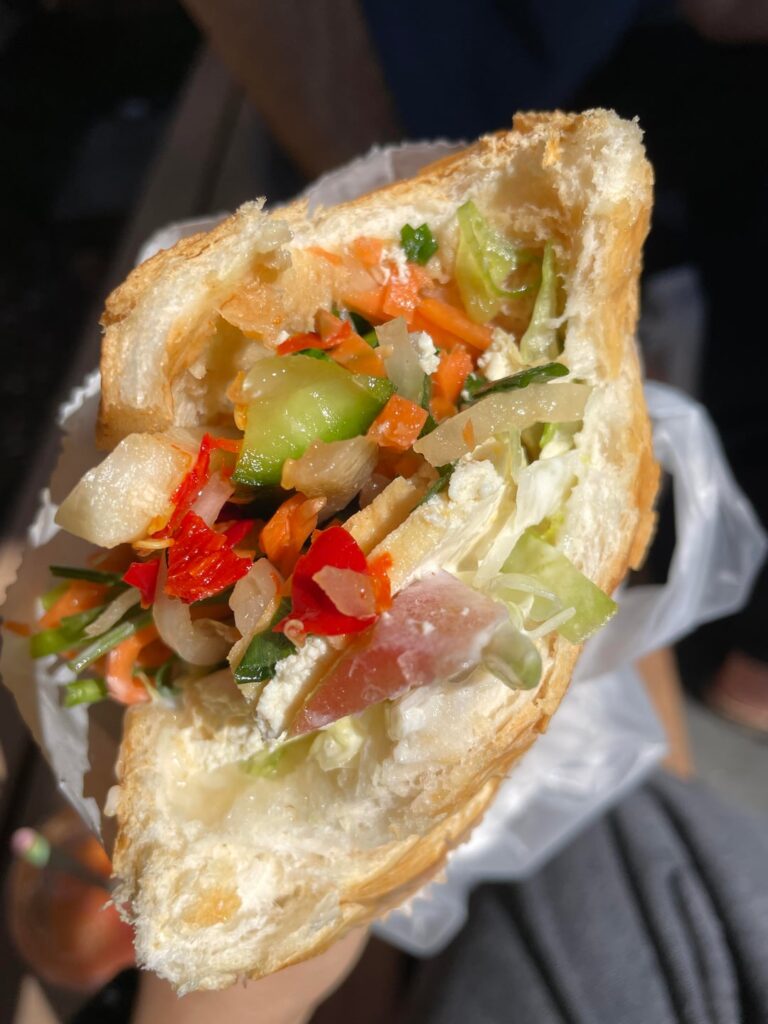 Tofu banh mi estimate :)