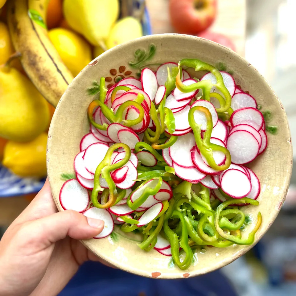 Atlanta Thompson says she tries to use a rainbow of vegetables in her cooking, as different colours have different nutritional properties. (Atlanta Thompson)