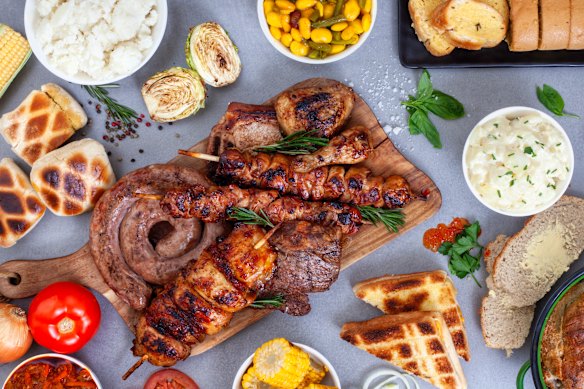 South African spread… Braai feast.