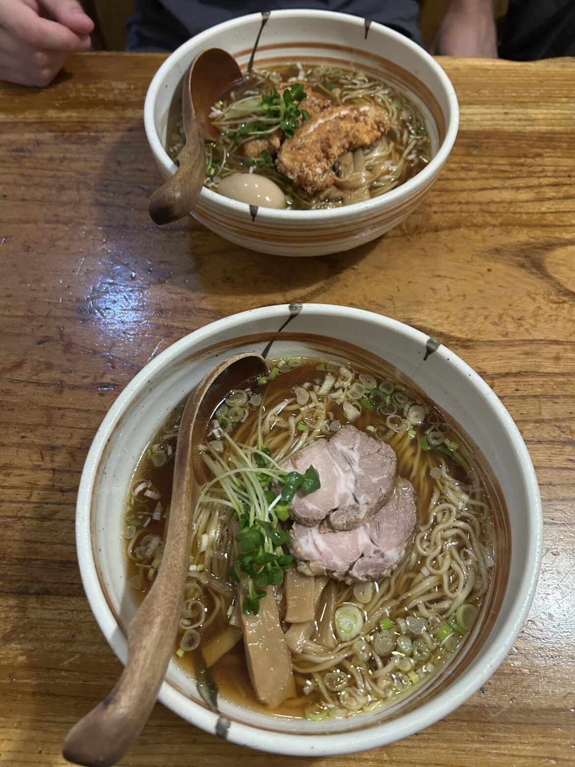 Hole in the wall specializing in Katsu Shoyu Ramen in Shinjuku