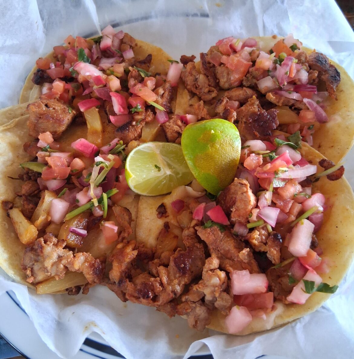 Salvadoran Pastor Tacos