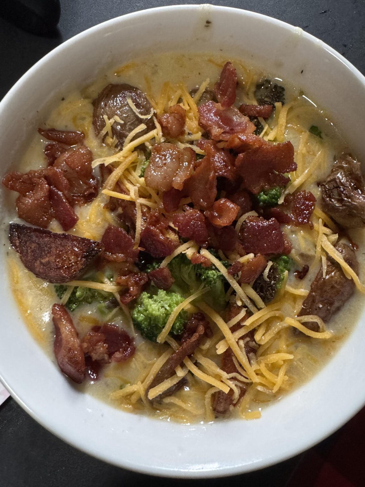 Loaded potato soup