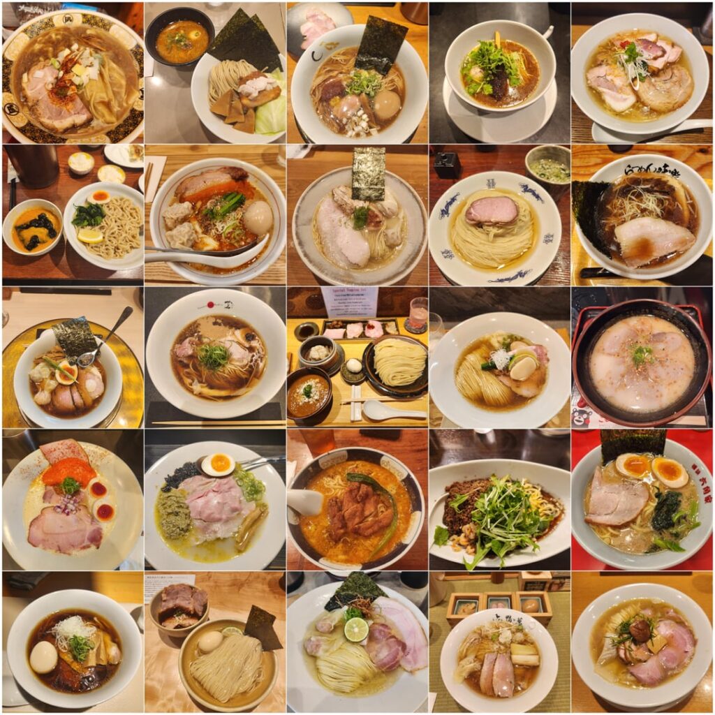 Ate 25 bowls in Tokyo in two weeks