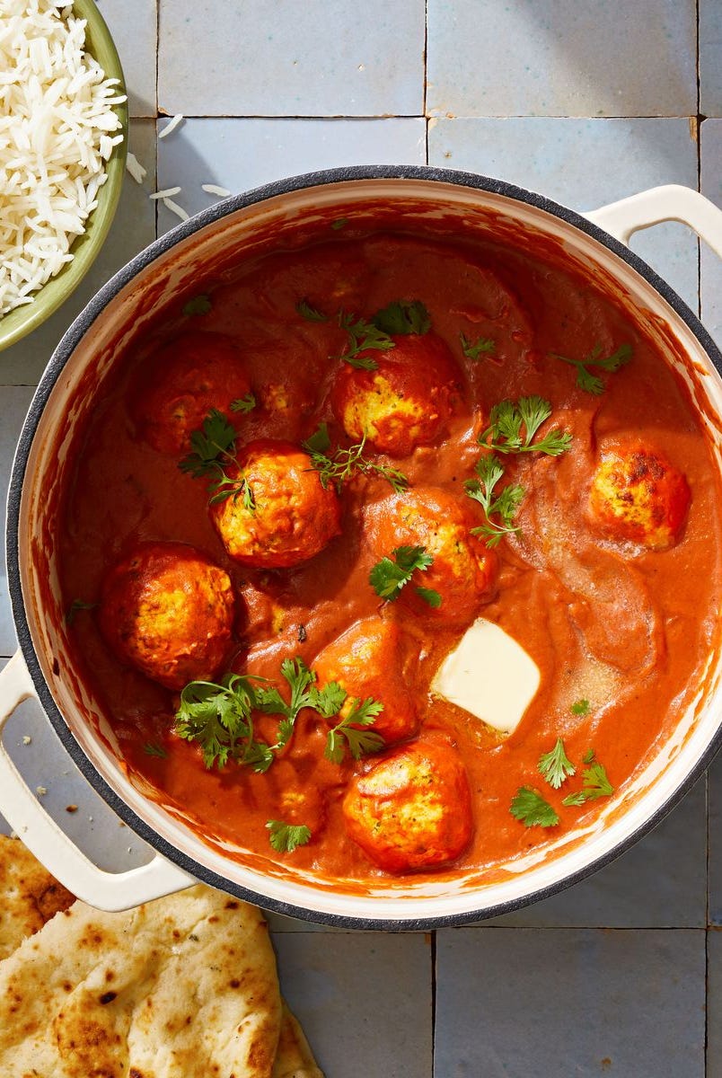 finger foods butter chicken meatballs