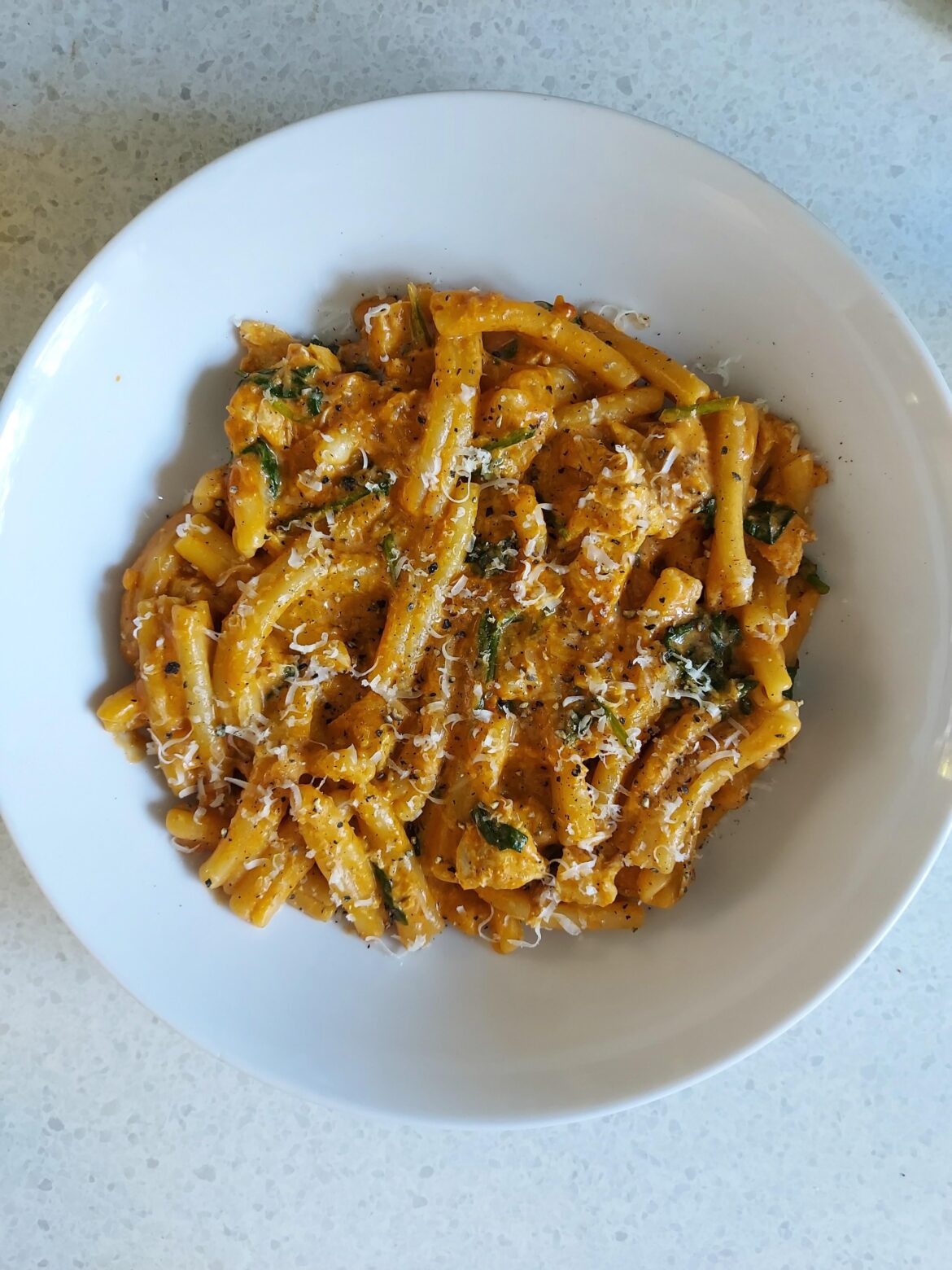 Gin and Tomato pasta
