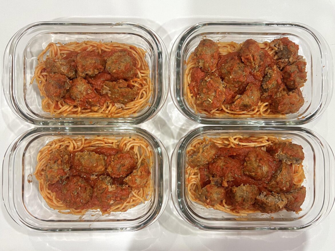 Quick Spaghetti & Meatball Prep