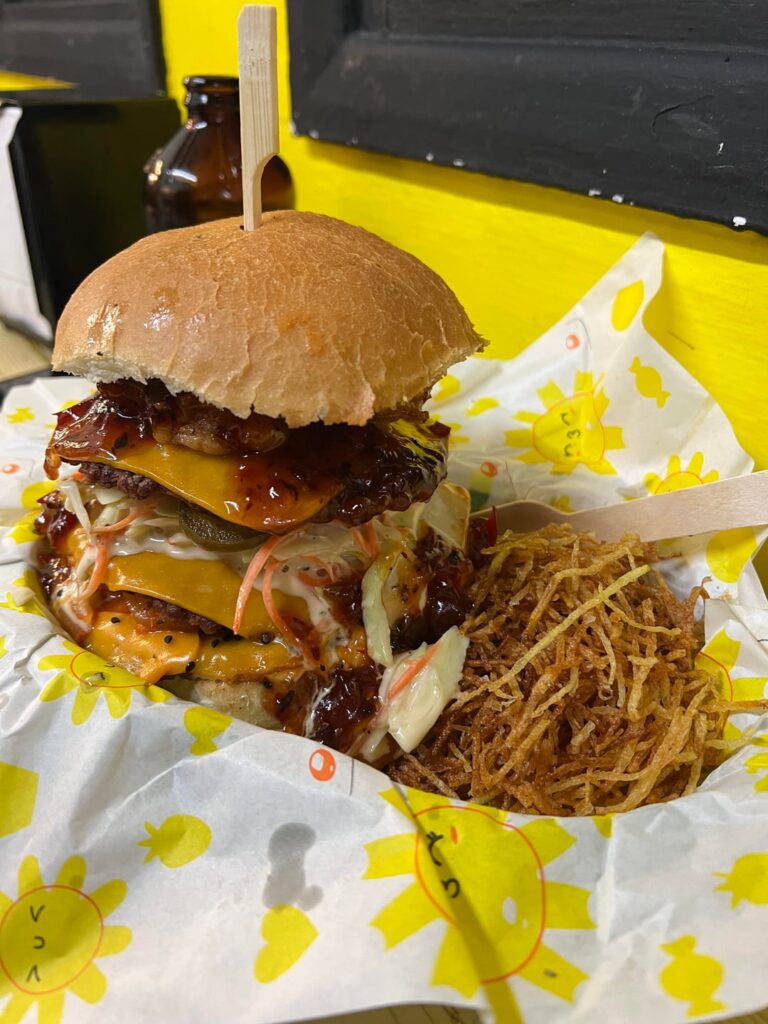 These sandwiches were diabolical. Korean triple smash and a po’boy. @ Coven of Wiches, London. Best ‘Wiches in the UK, period.