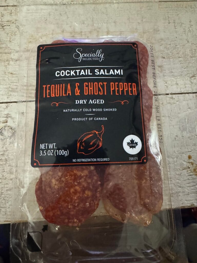 Ghost pepper pepperoni. Flavor is excellent. Spice level could be hotter but had a little burn to it. I knew Aldi wouldn’t let me down.