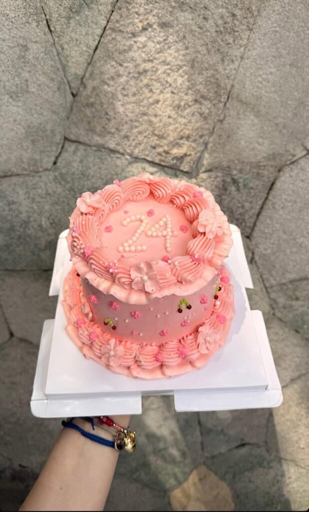 A person ordered a cake from me for his 24th birthday.