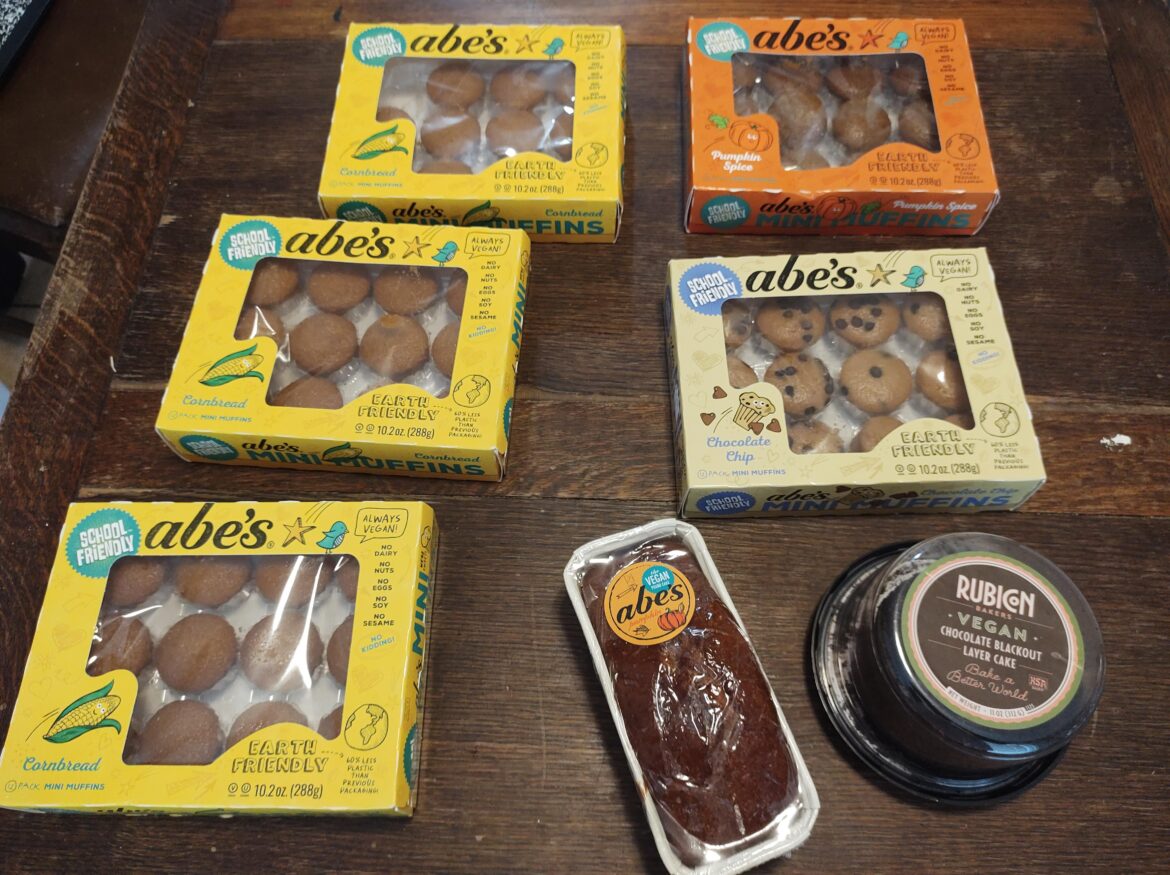 Goodies from food bank