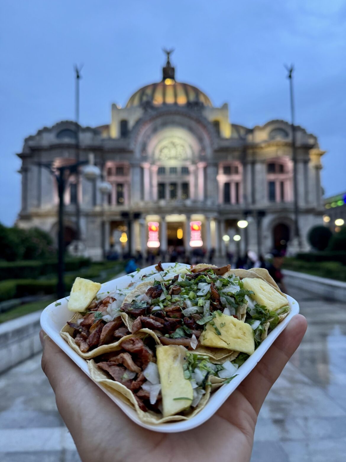 Tacos al pastor in CDMX