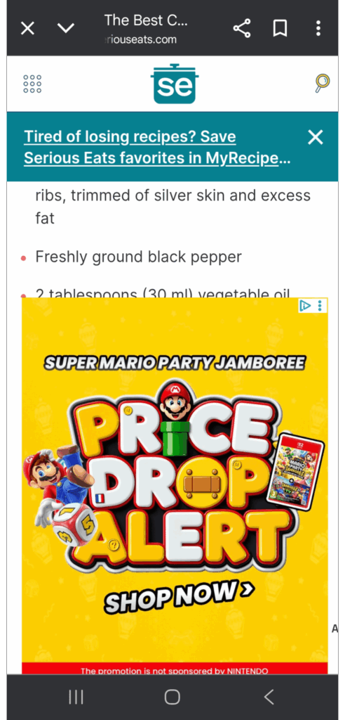 Is the size of their ads driving anyone else mad?