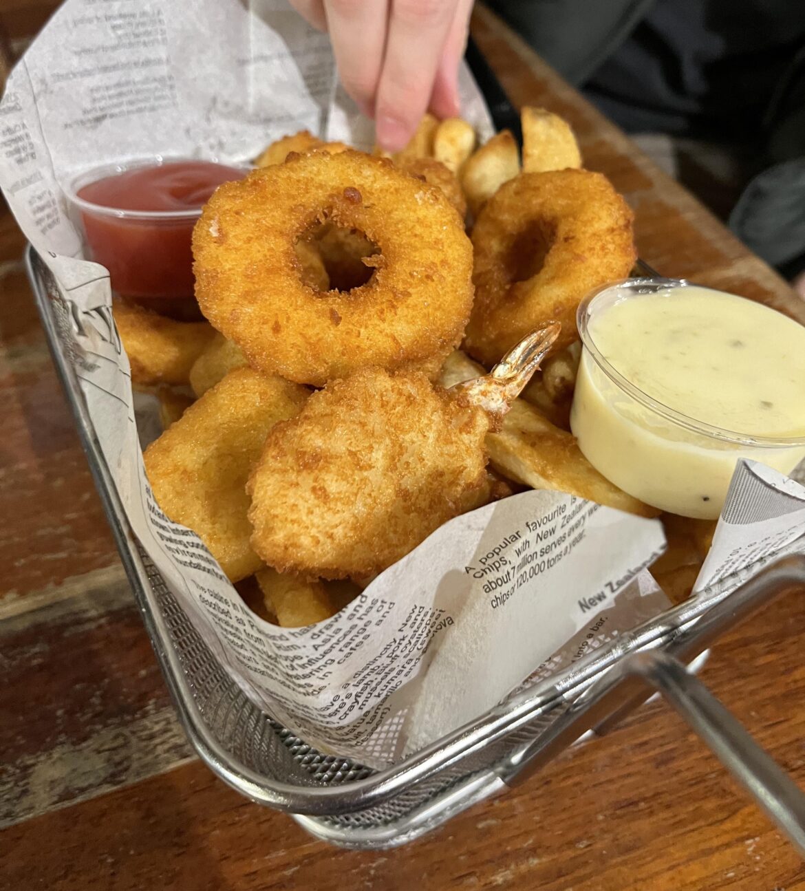 [I ate] Seafood basket at local pub