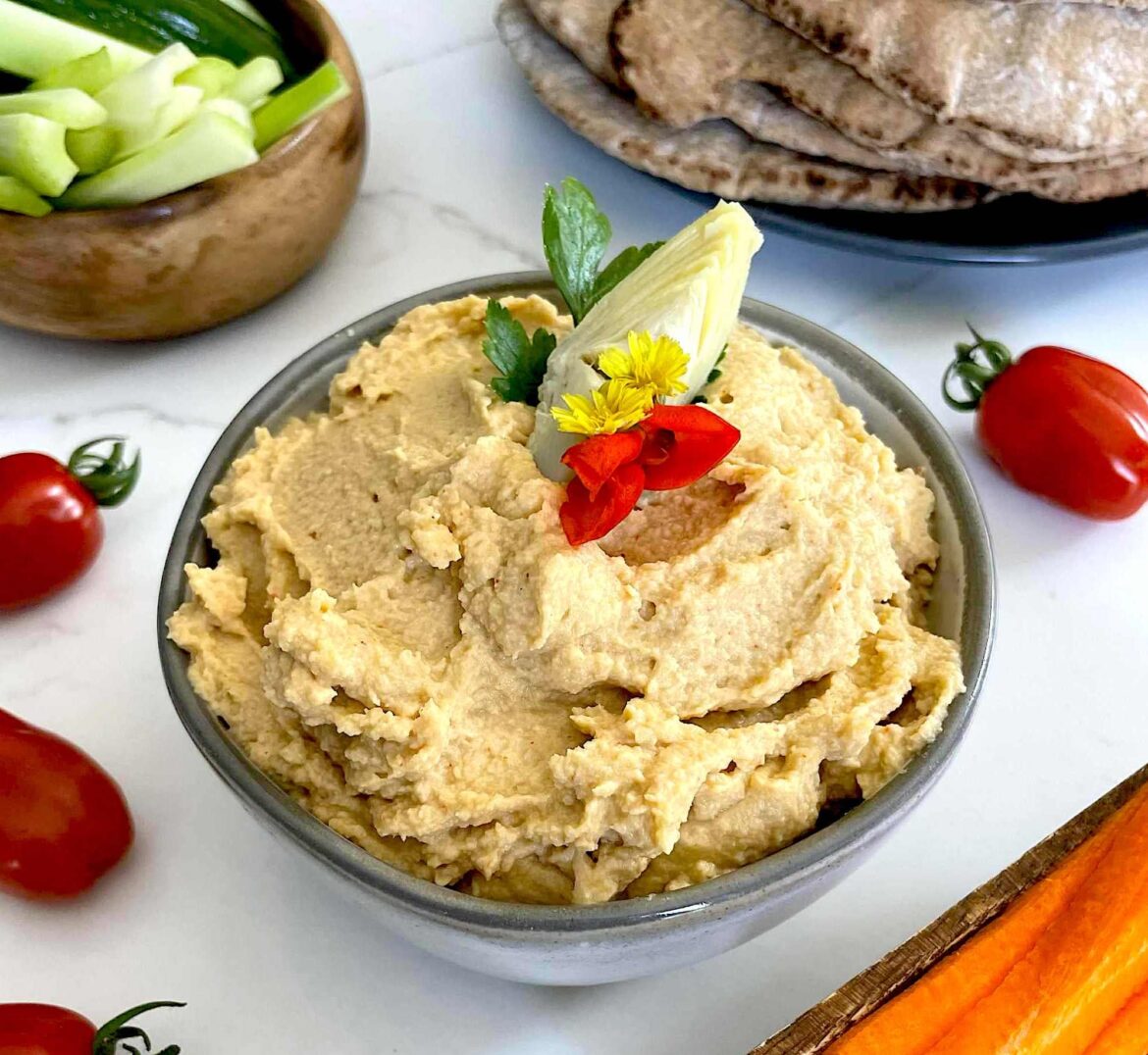 Artichoke Hummus with White Miso