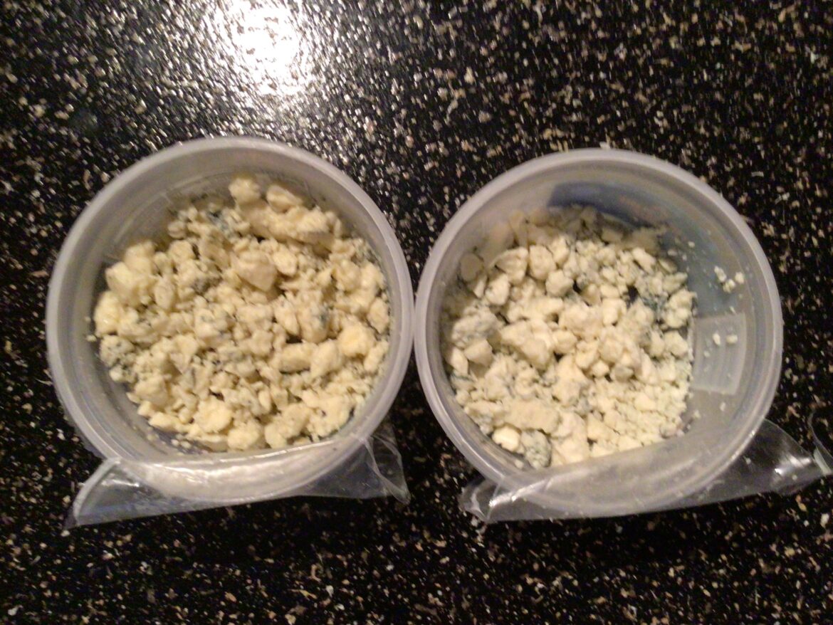 Is this off-colour Gorgonzola okay?