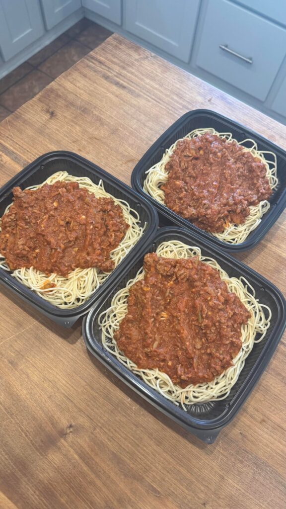 Beef Bolognese Pasta (Meal Prep)