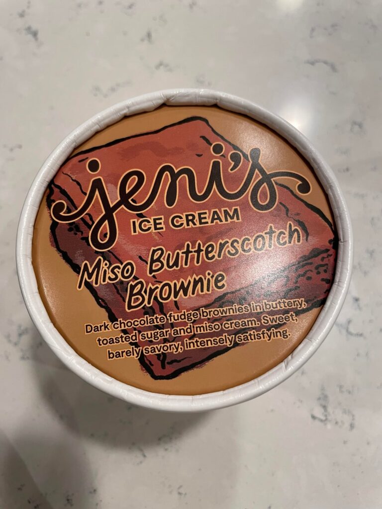 Jenis Miso Butterscotch Brownie