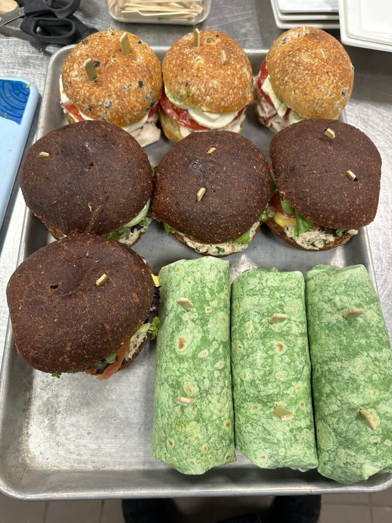 Some sandwiches I made.