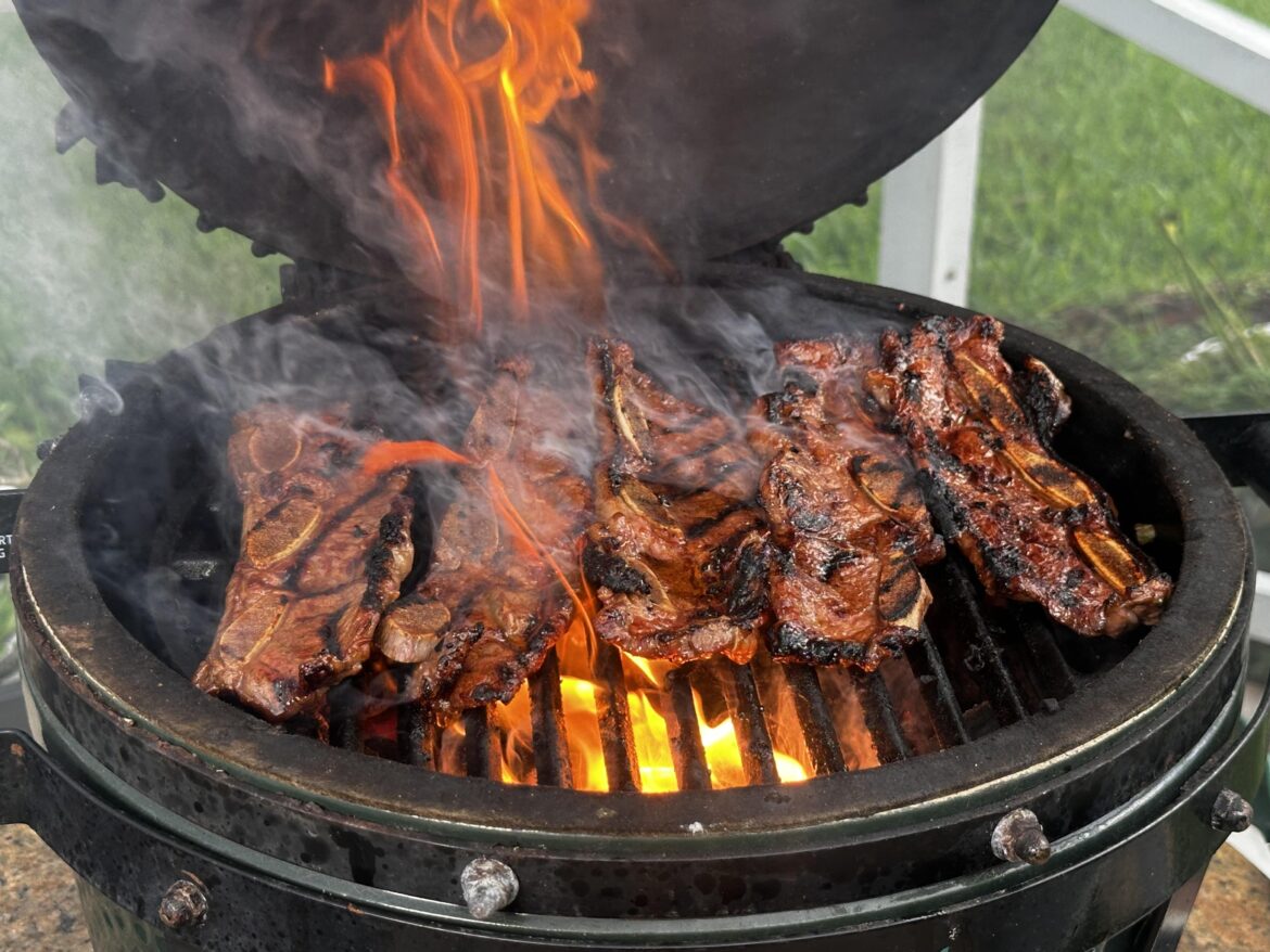 Korean BBQ Flanken Ribs on the MM