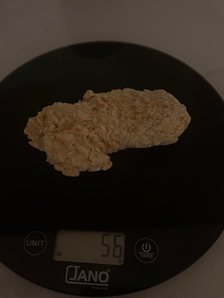 Frozen vs cooked weight?