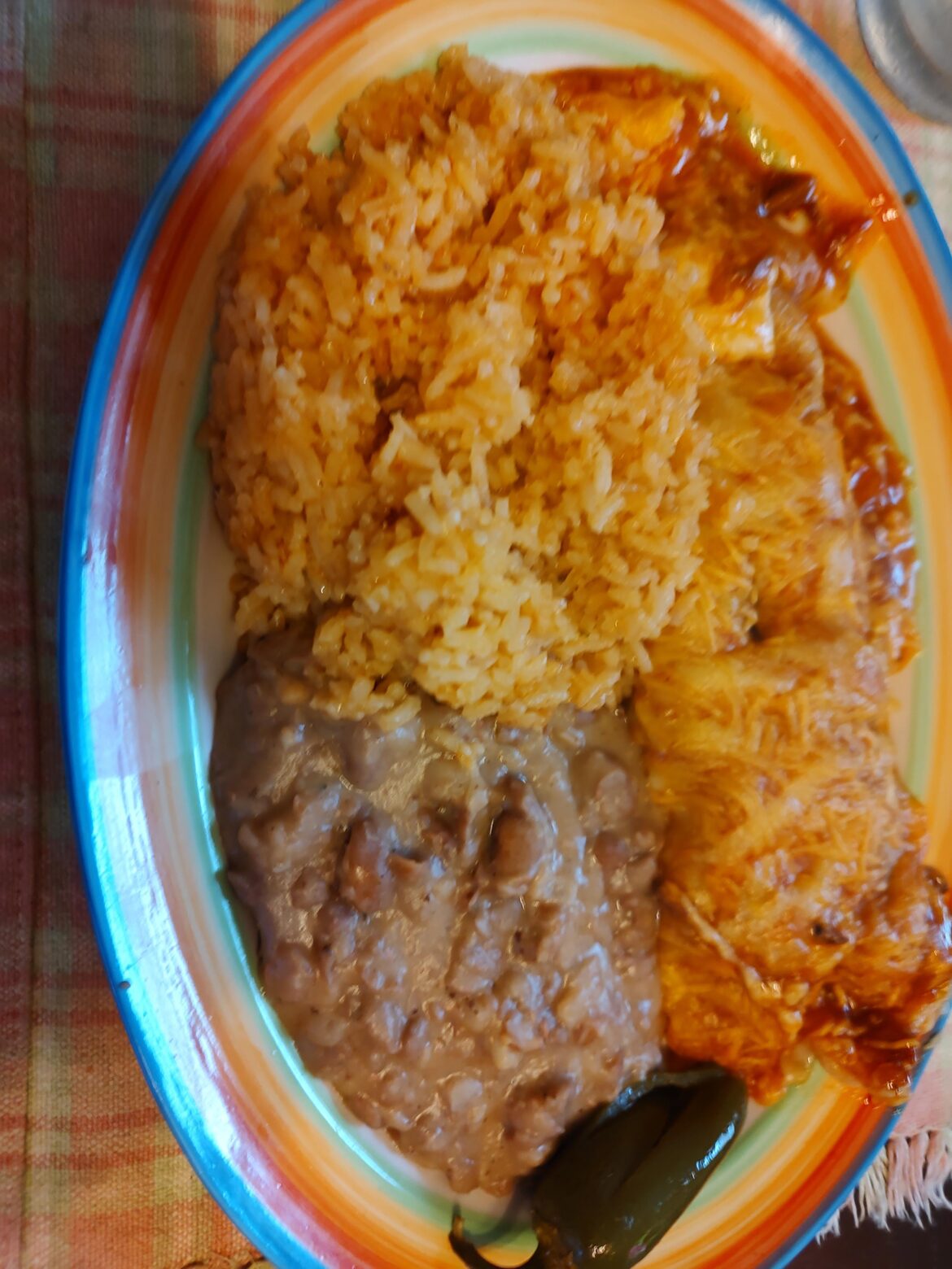 Beef enchiladas