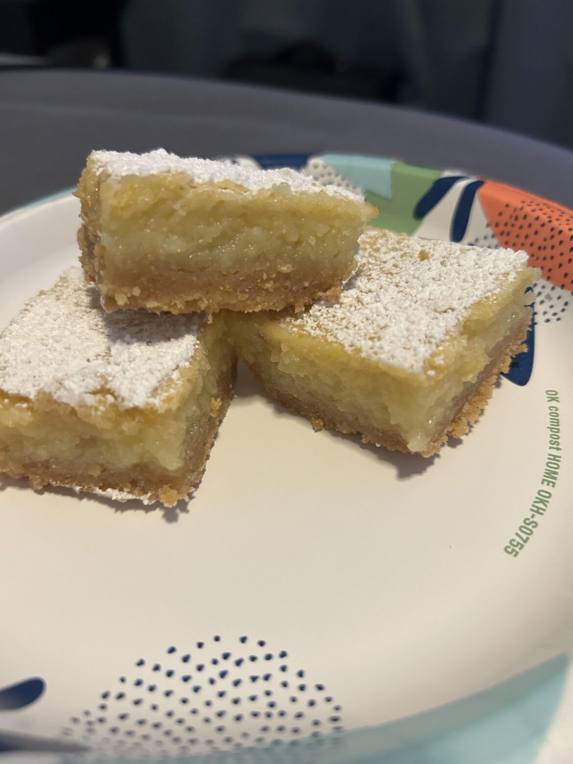 Lemon bars from scratch, maybe only decent thing I’ve made drunk