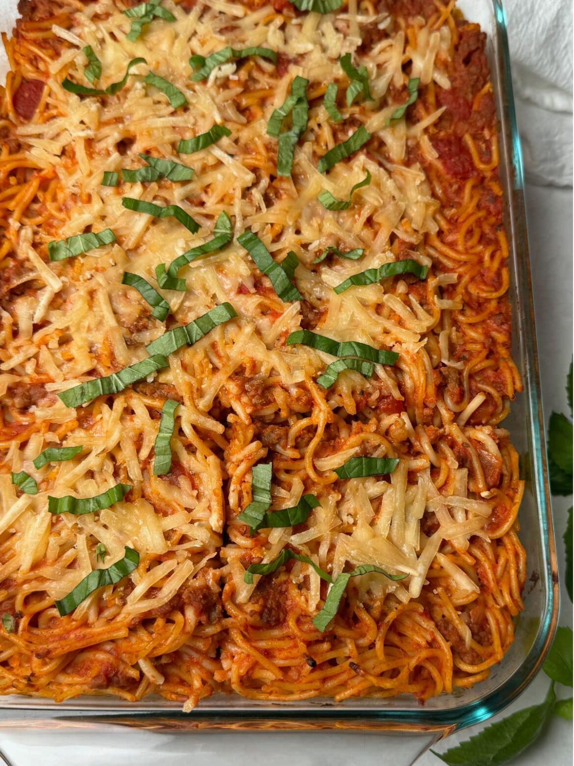 Vegan Baked Spaghetti