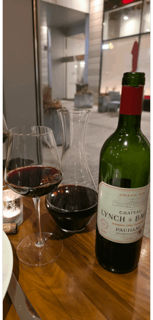 Birthday wine! 1989 Château Lynch-Bages!