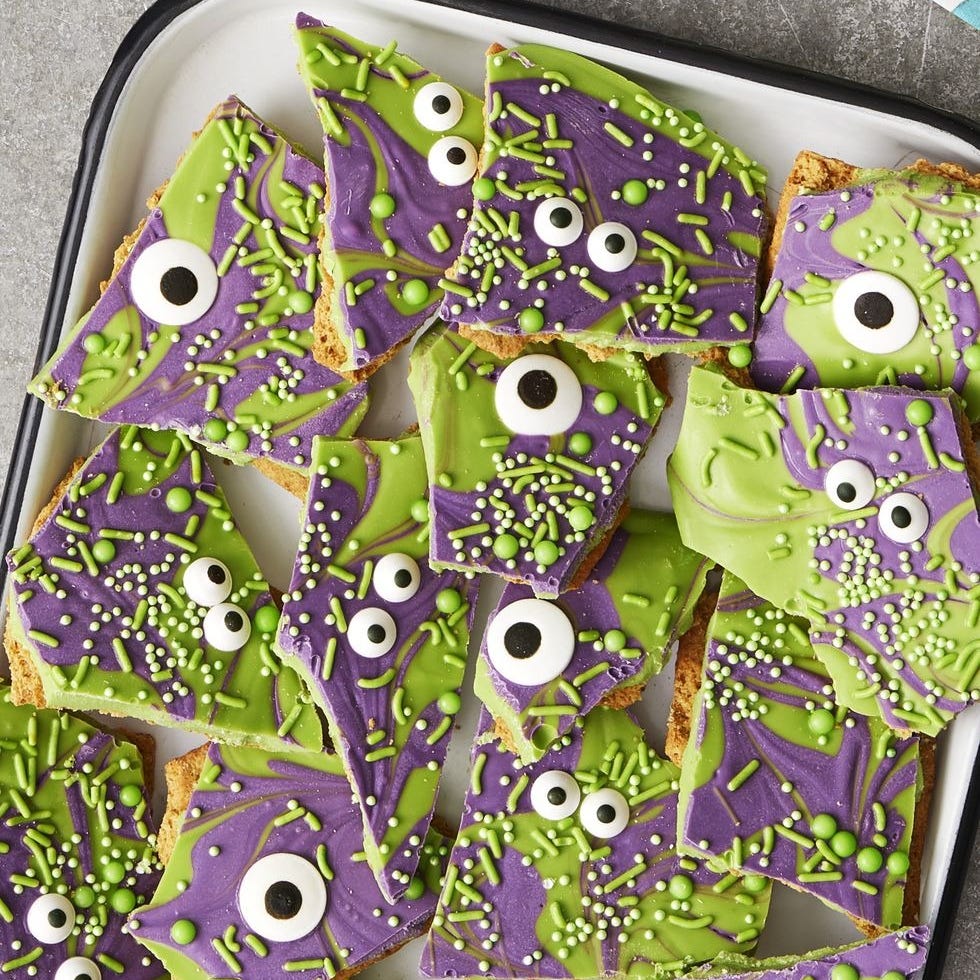 monster bark with eyeballs