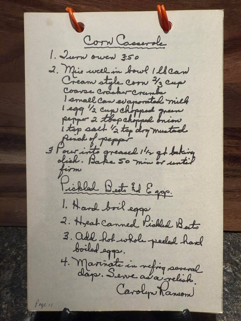 (GUTD 11/32) Corn Casserole, Pickled Beets & Eggs, & Hungarian Cabbage + Noodles