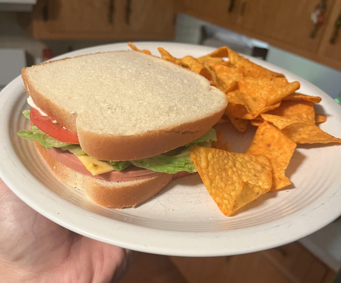 Bologna sandwich