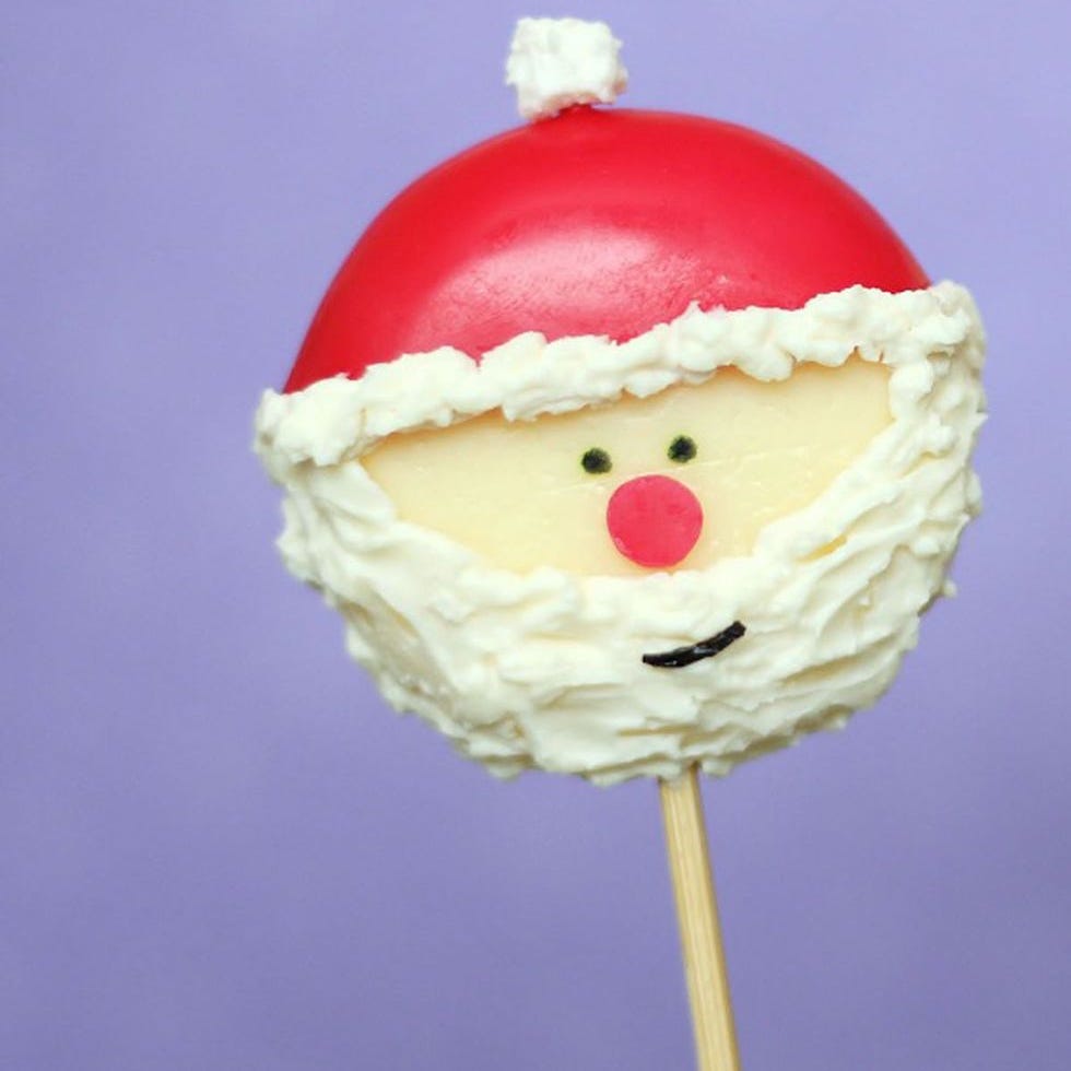 christmas snacks babybel cheese santa