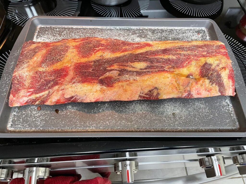 First time smoking beef back ribs First time smoking beef back ribs