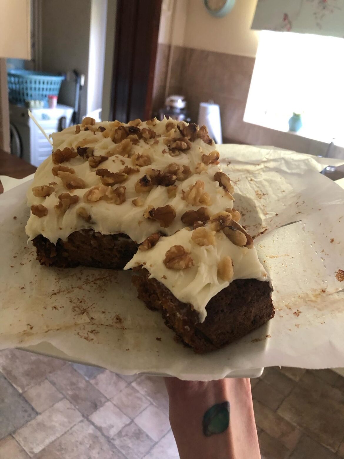 Vegan carrot cake