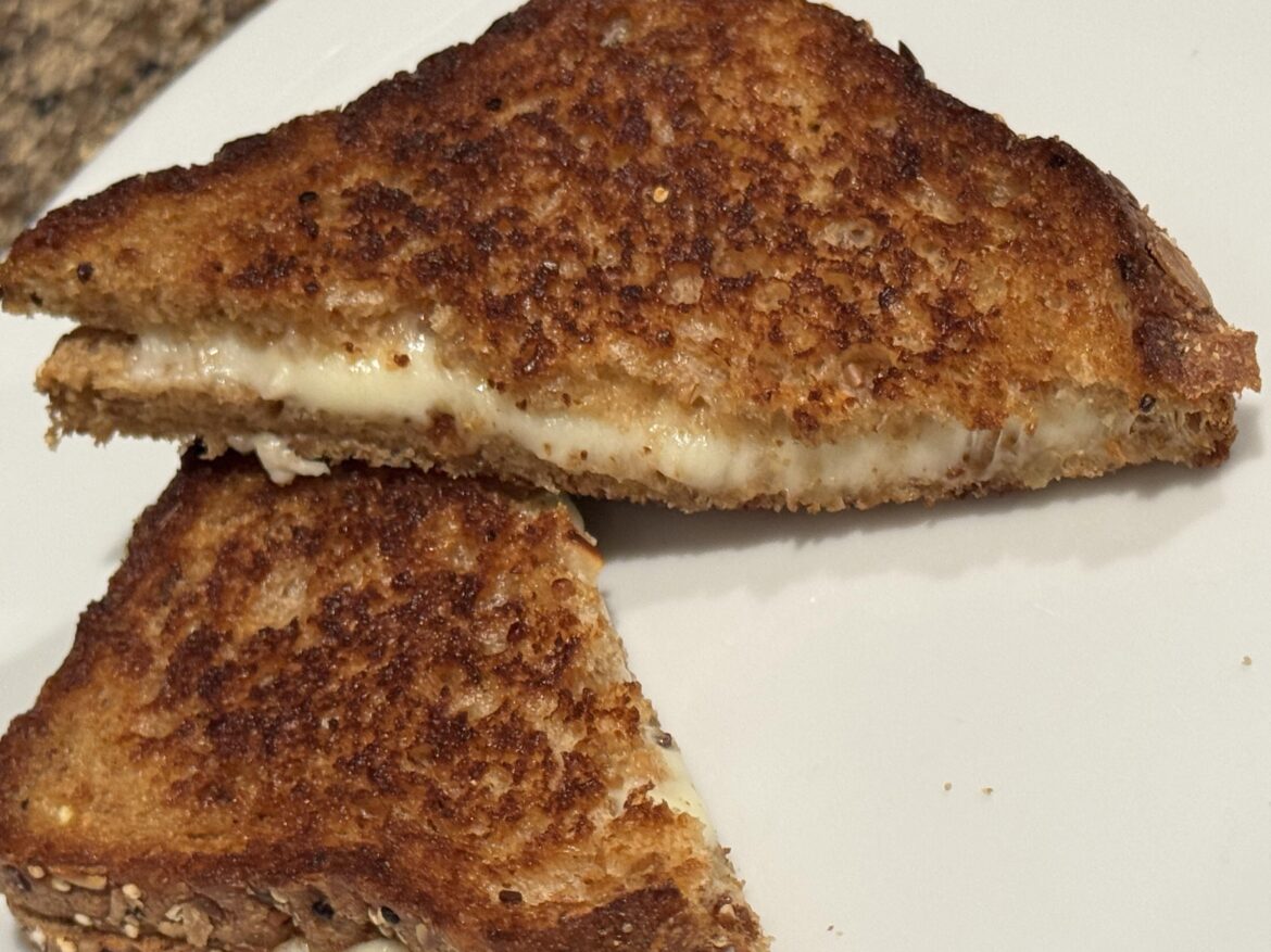 A pan fried cheese sandwich for your consideration…